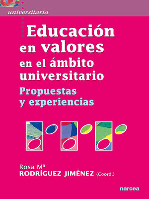cover image of Educación en valores en el ámbito universitario